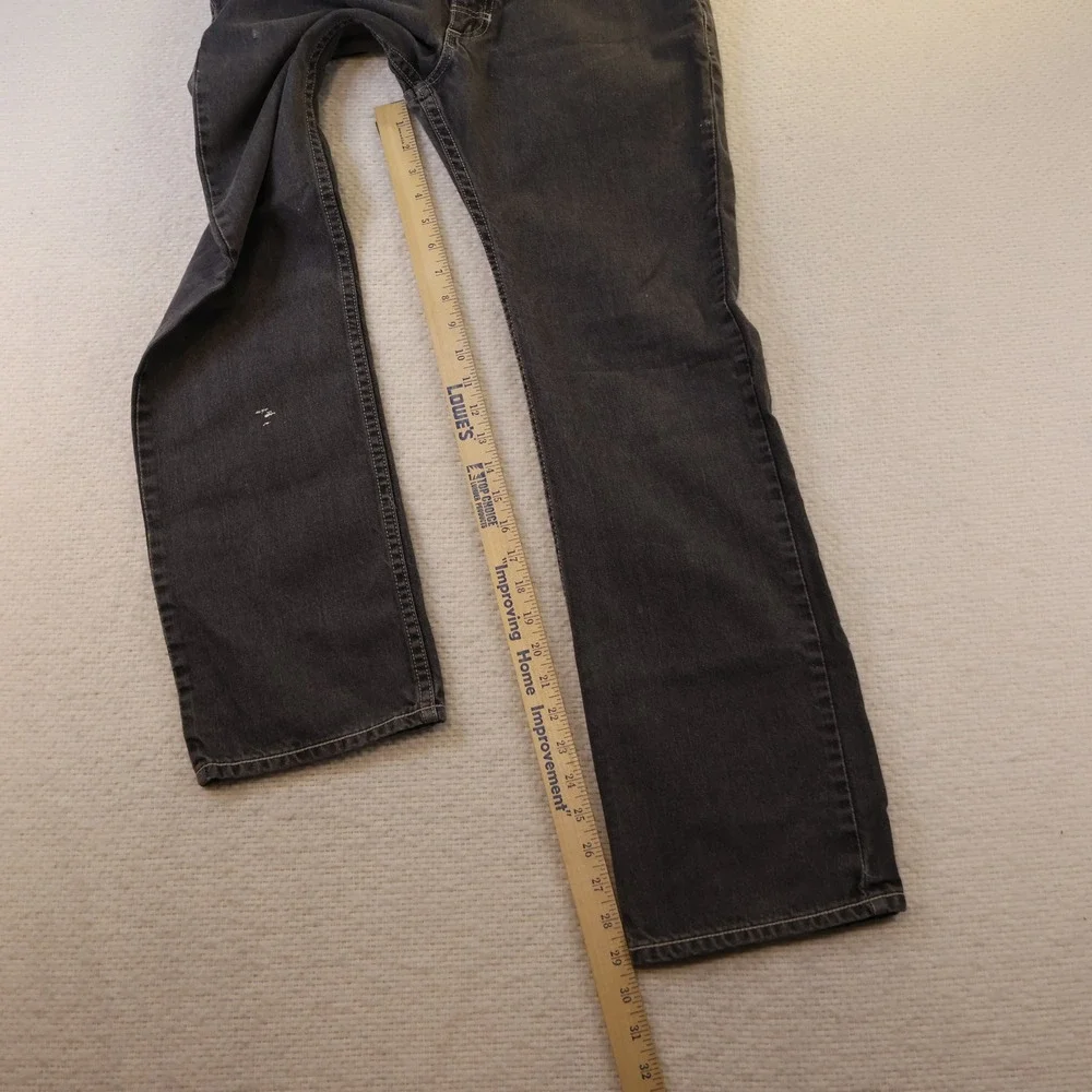 Vans Mens 30x30 Denim Jeans Black Straight Leg JP4URAW Skateboarding Pants